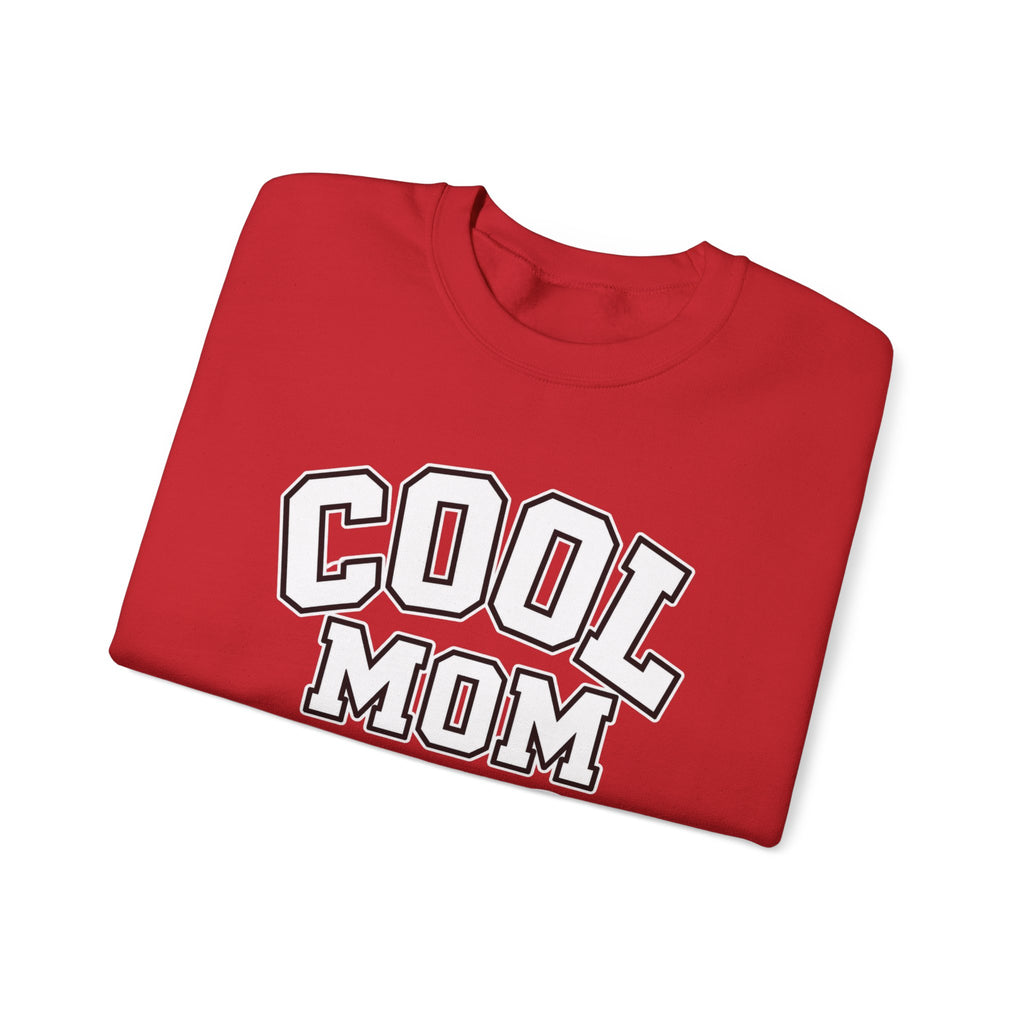 Cool Mom Crewneck Sweatshirt — Retro Glam Mom Pullover