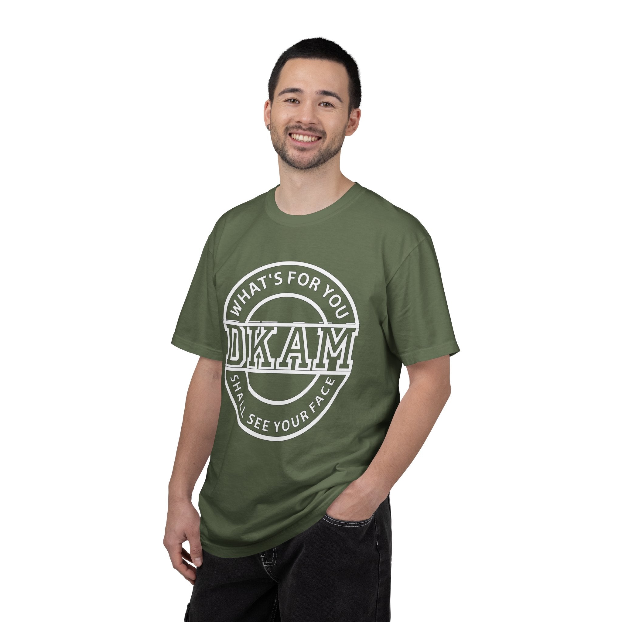 DKAM 'What's For You' Graphic T-Shirt — Minimal Circle Logo Tee