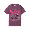 Not Today Satan T-Shirt — Too Blessed Graphic Tee (Pink & Black)