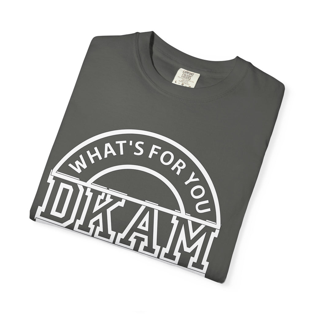 DKAM 'What's For You' Graphic T-Shirt — Minimal Circle Logo Tee