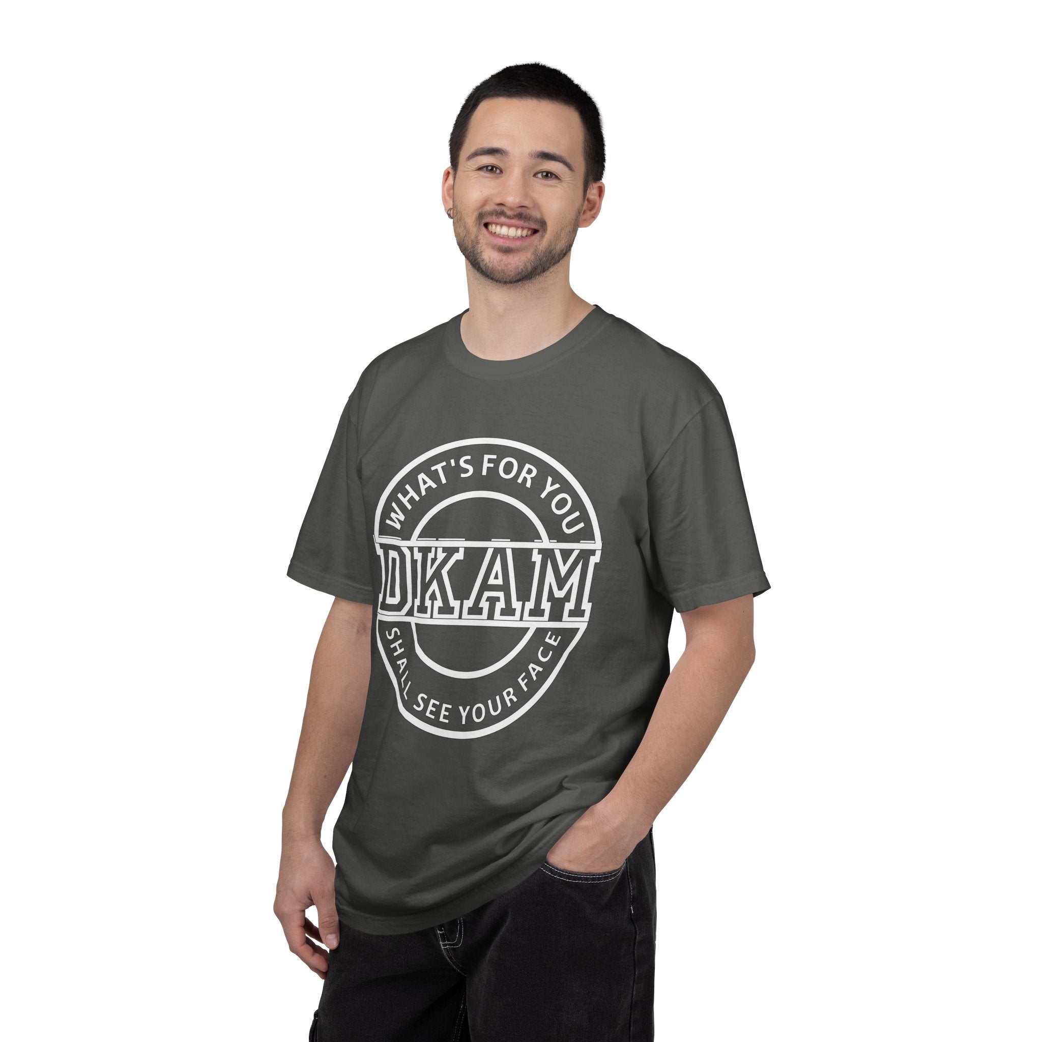 DKAM 'What's For You' Graphic T-Shirt — Minimal Circle Logo Tee