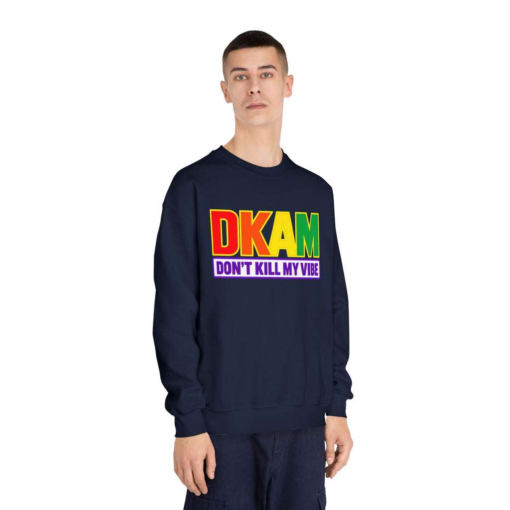 Don't Kill My Vibe Sweatshirt — Rainbow DKAM Pride Crewneck