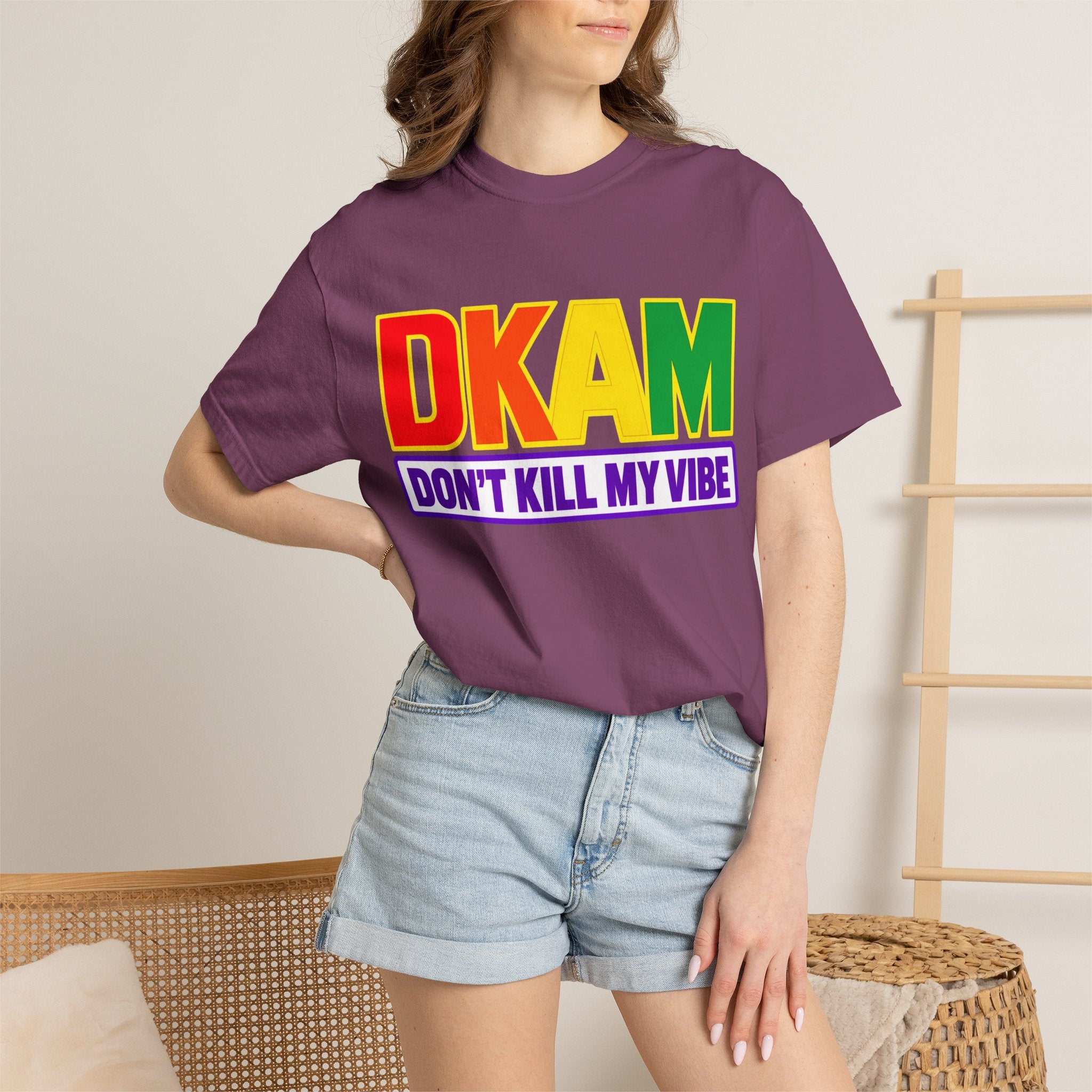 T-Shirt — DKAM "Don't Kill My Vibe" Rainbow Pride Graphic Tee
