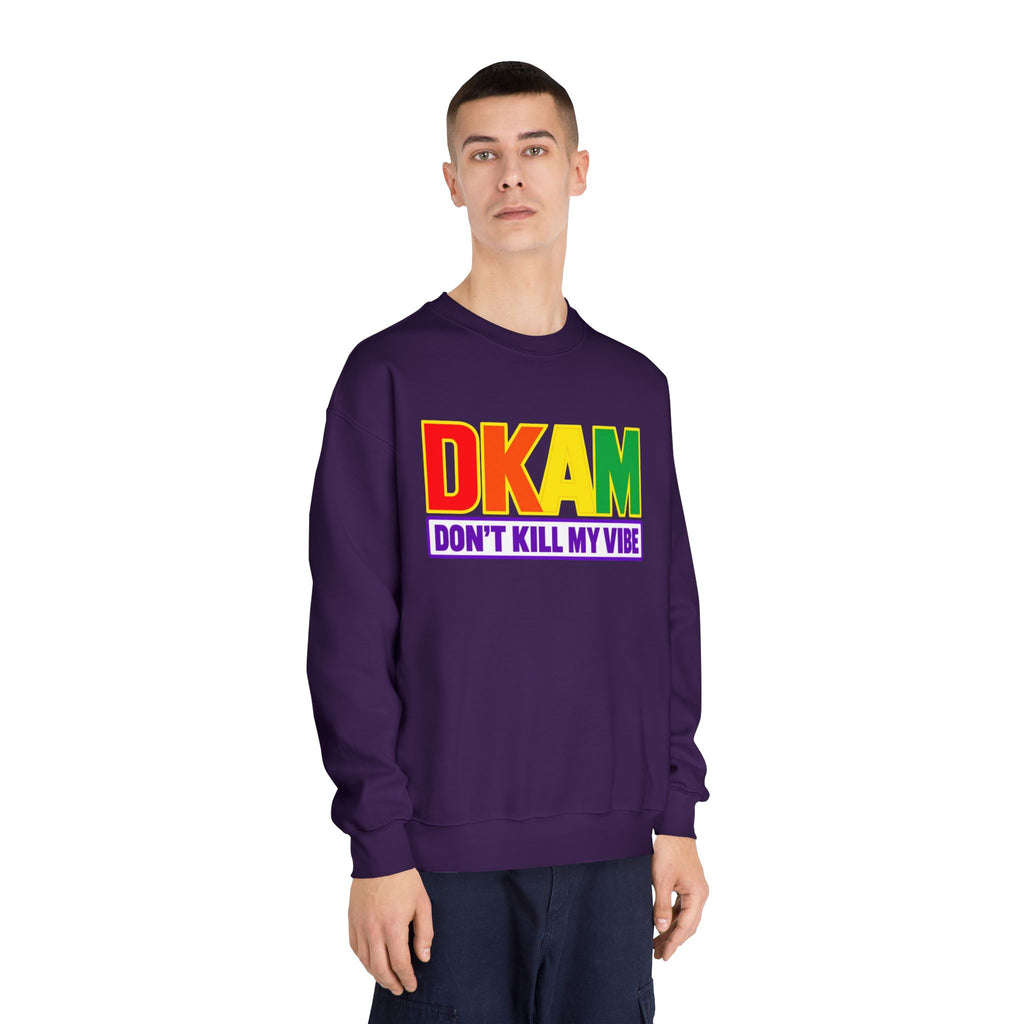 Don't Kill My Vibe Sweatshirt — Rainbow DKAM Pride Crewneck