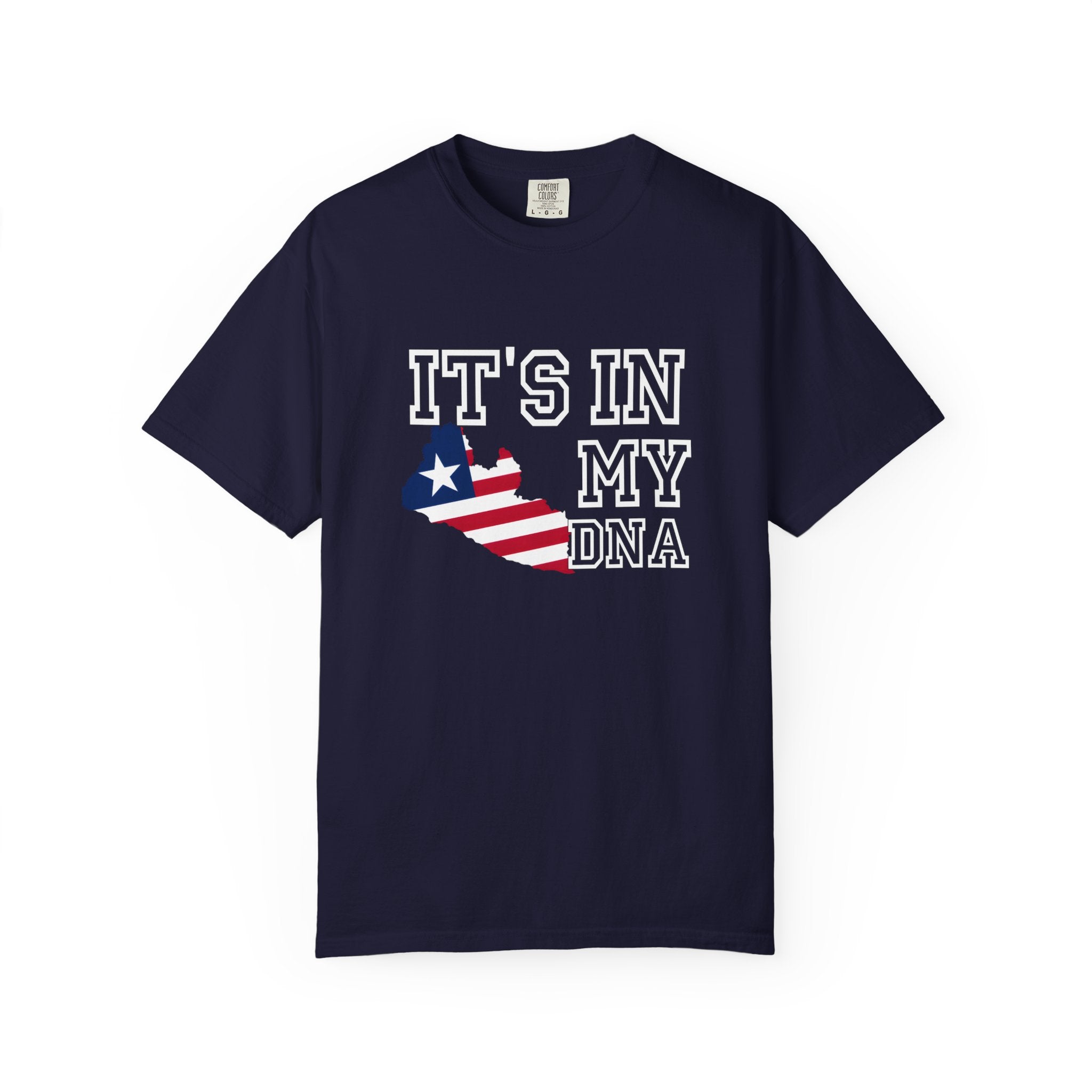 It's In My DNA T-Shirt — American Flag Heritage Tee