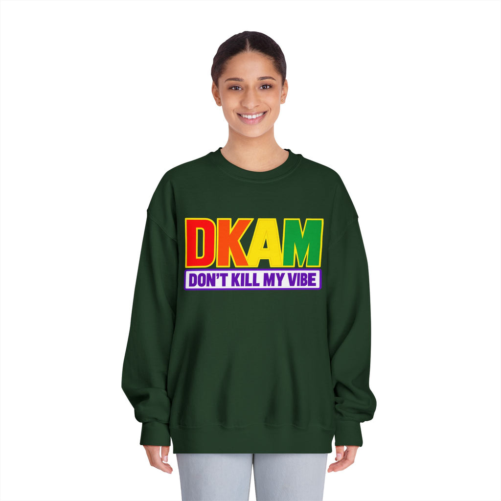 Don't Kill My Vibe Sweatshirt — Rainbow DKAM Pride Crewneck