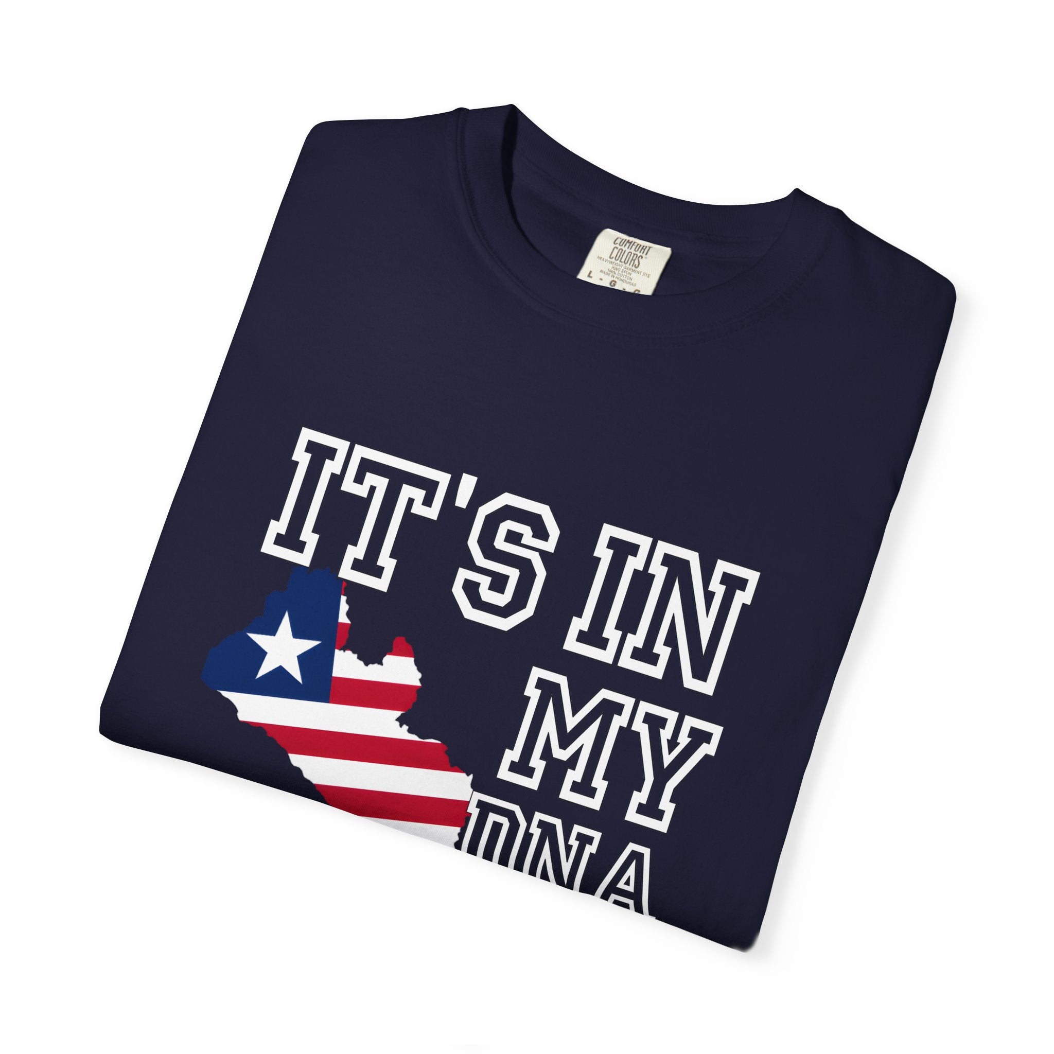 It's In My DNA T-Shirt — American Flag Heritage Tee
