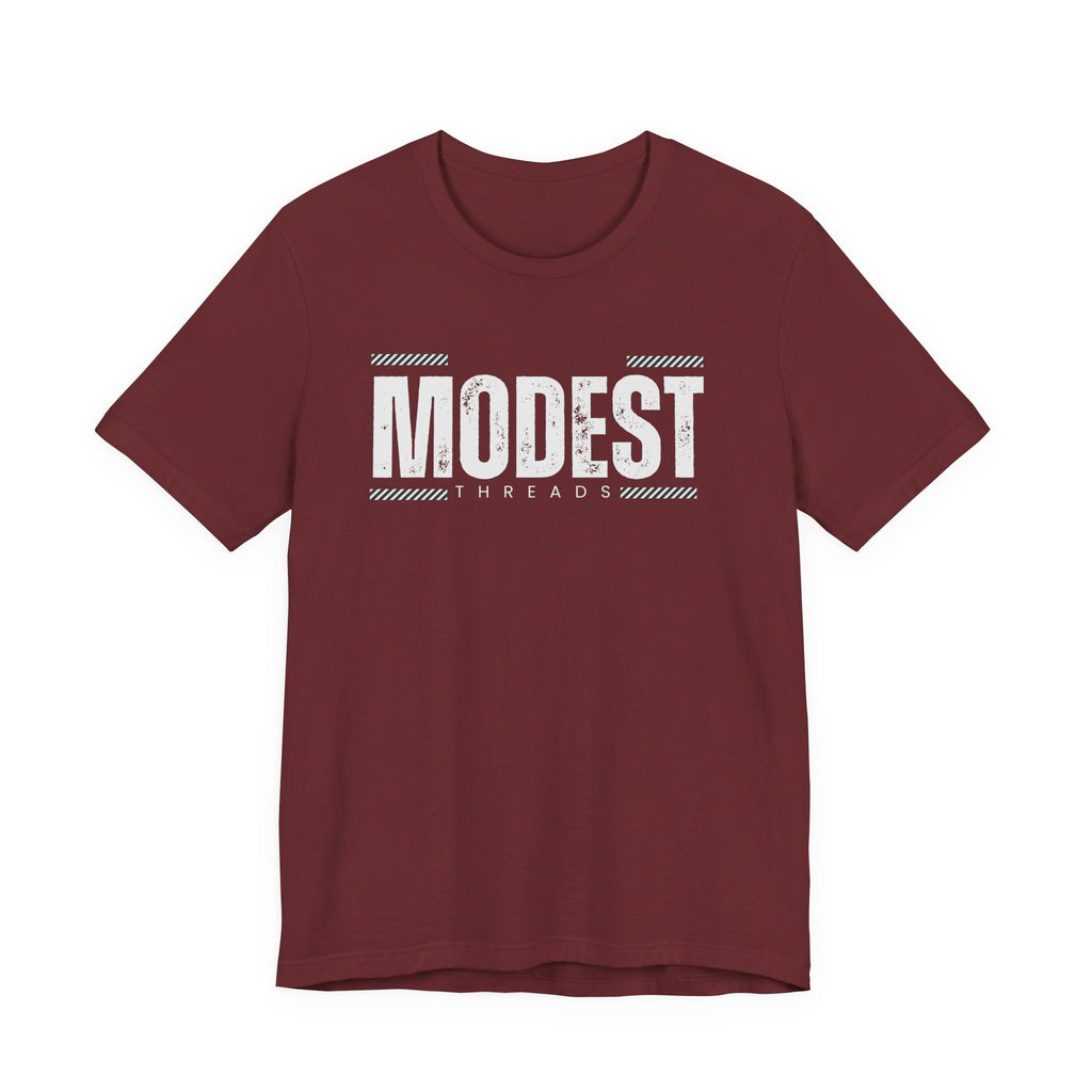Modest Unisex Jersey Tee - Casual Style, Gift for Friends, Minimalist Fashion, Everyday Wear, Modesty Celebration