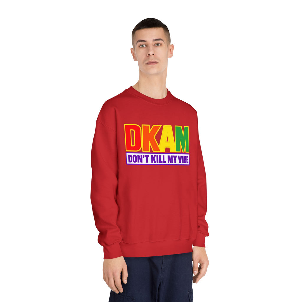 Don't Kill My Vibe Sweatshirt — Rainbow DKAM Pride Crewneck
