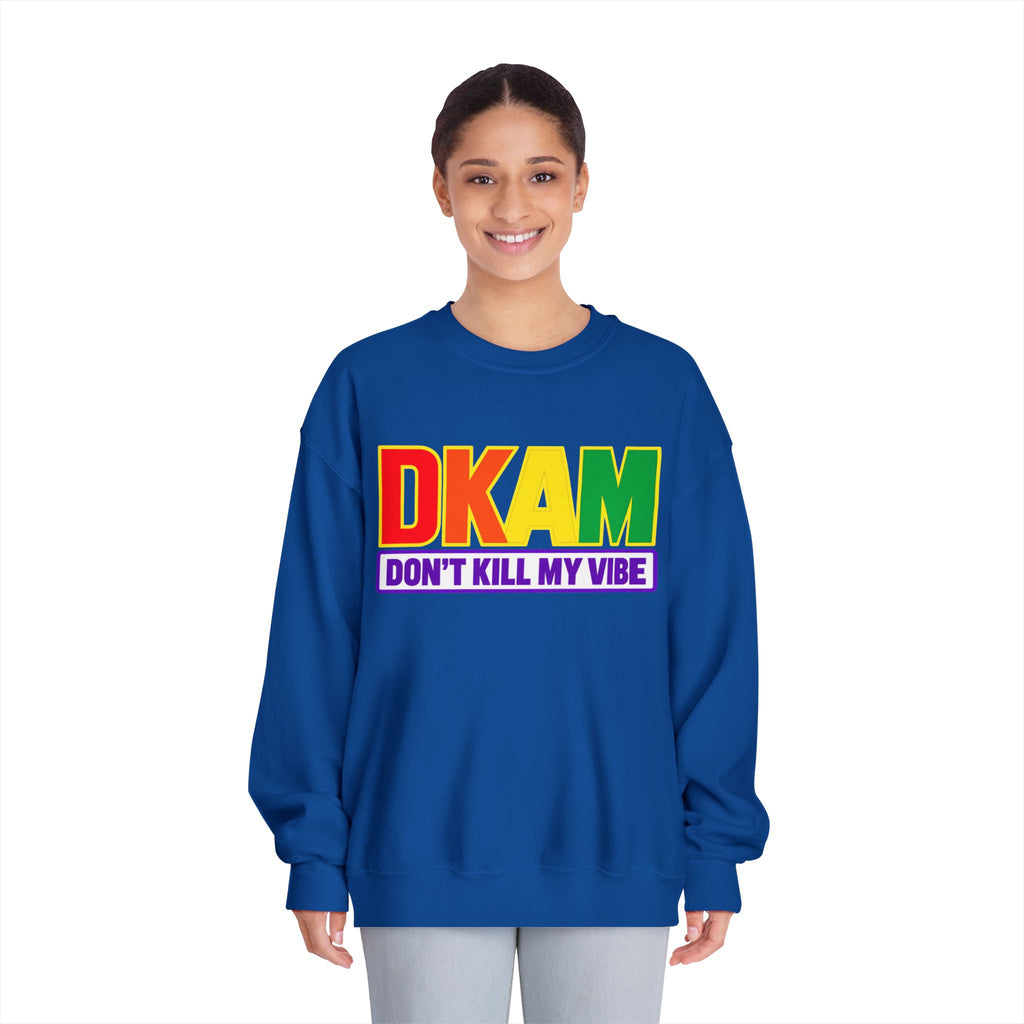 Don't Kill My Vibe Sweatshirt — Rainbow DKAM Pride Crewneck