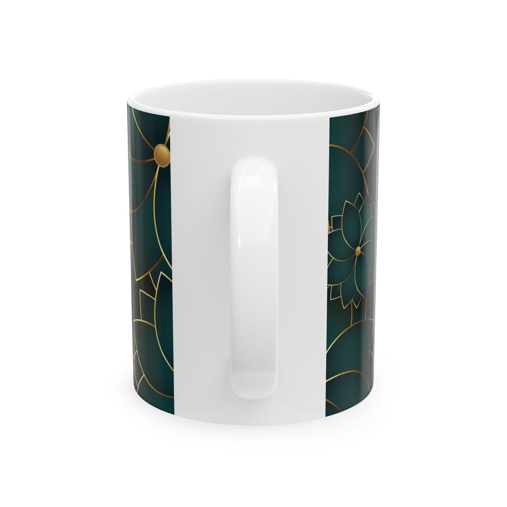 Elegant Islamic Ceramic Mug with Inspirational Quotes, Coffee Cup for Prayer and Gratitude, Eid, Ramadan, Islamic Gift