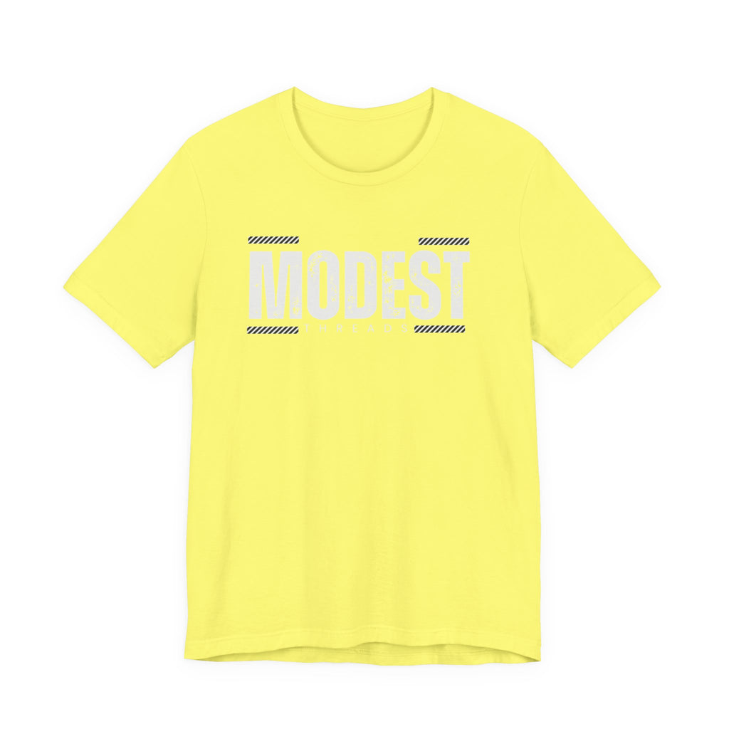 Modest Unisex Jersey Tee - Casual Style, Gift for Friends, Minimalist Fashion, Everyday Wear, Modesty Celebration