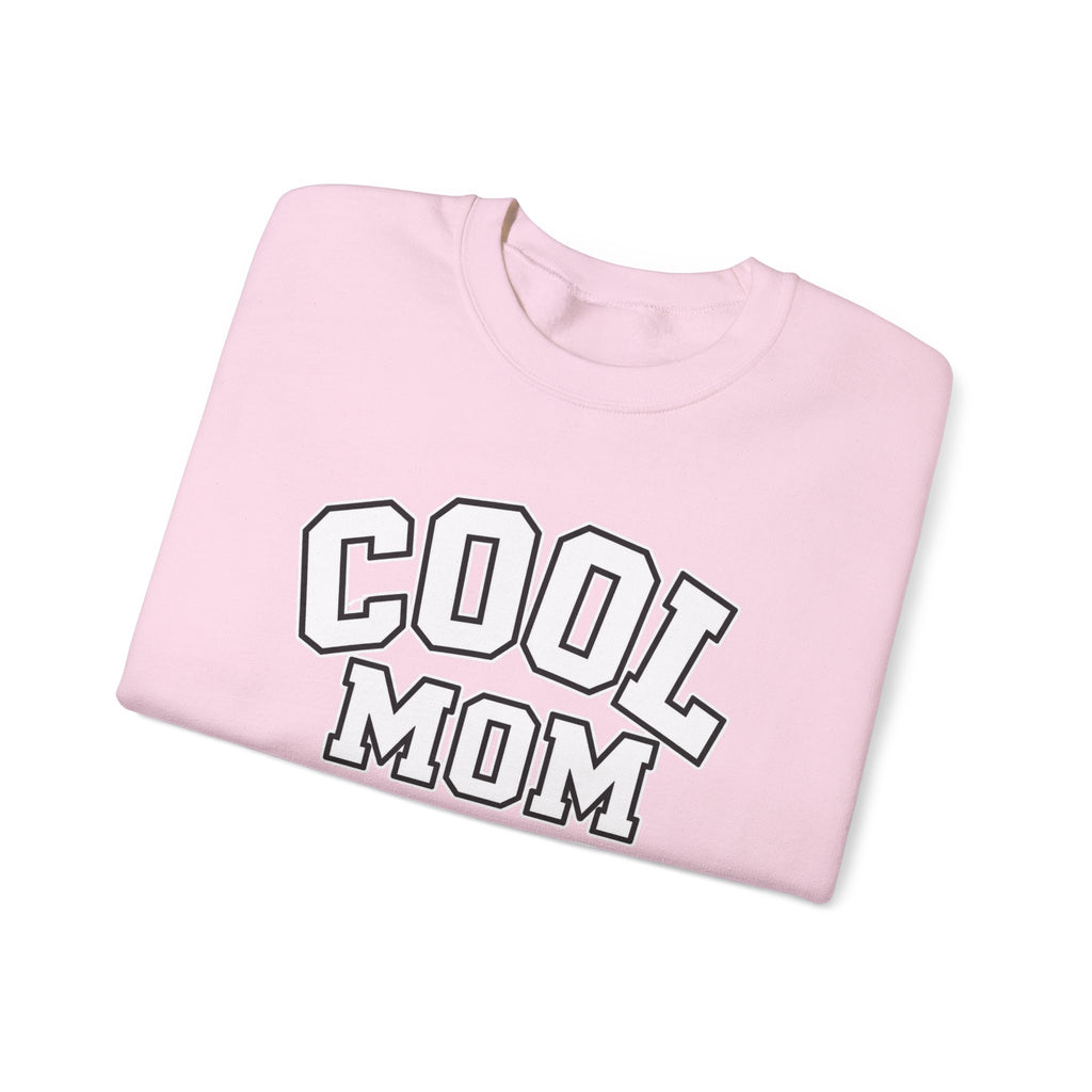Cool Mom Crewneck Sweatshirt — Retro Glam Mom Pullover