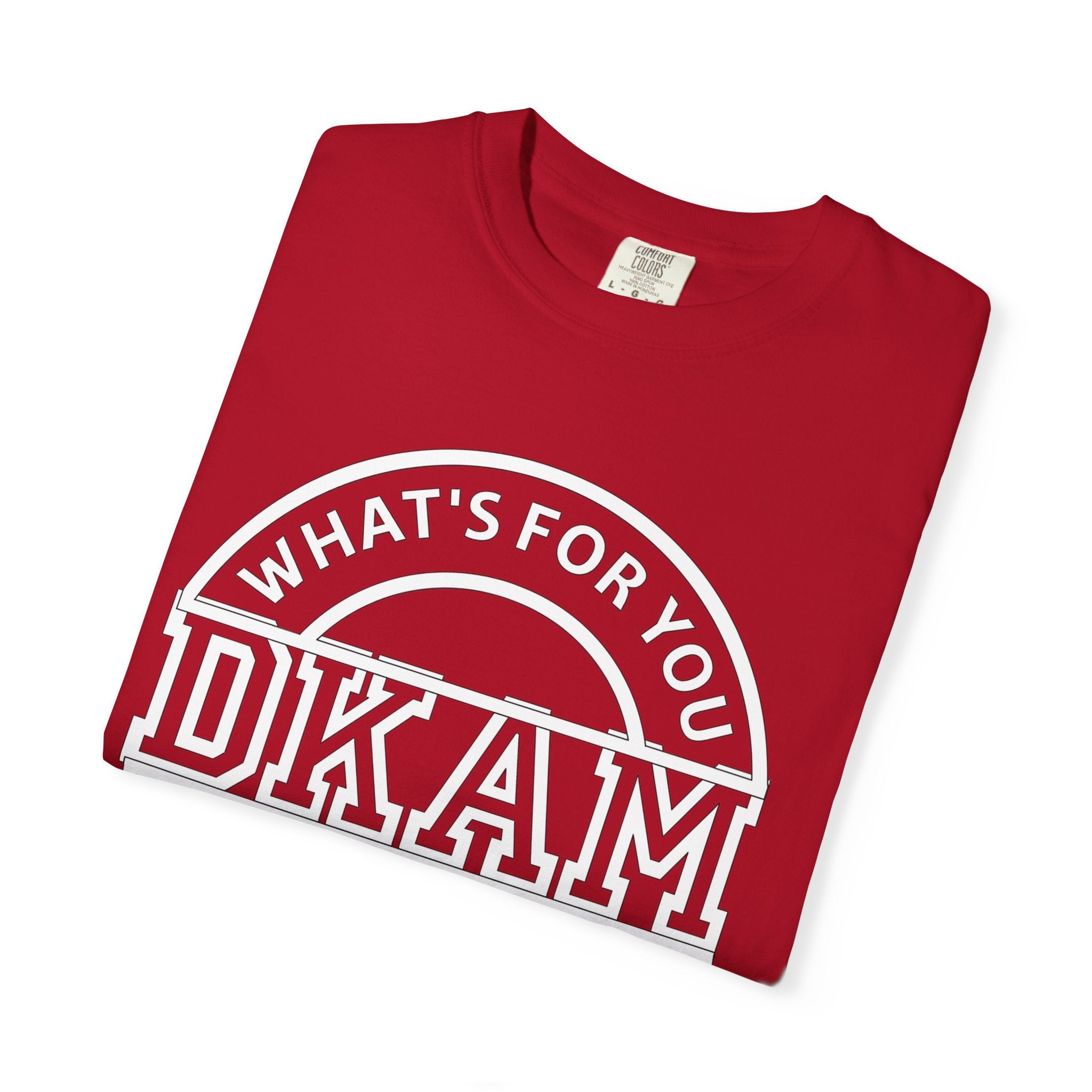 DKAM 'What's For You' Graphic T-Shirt — Minimal Circle Logo Tee