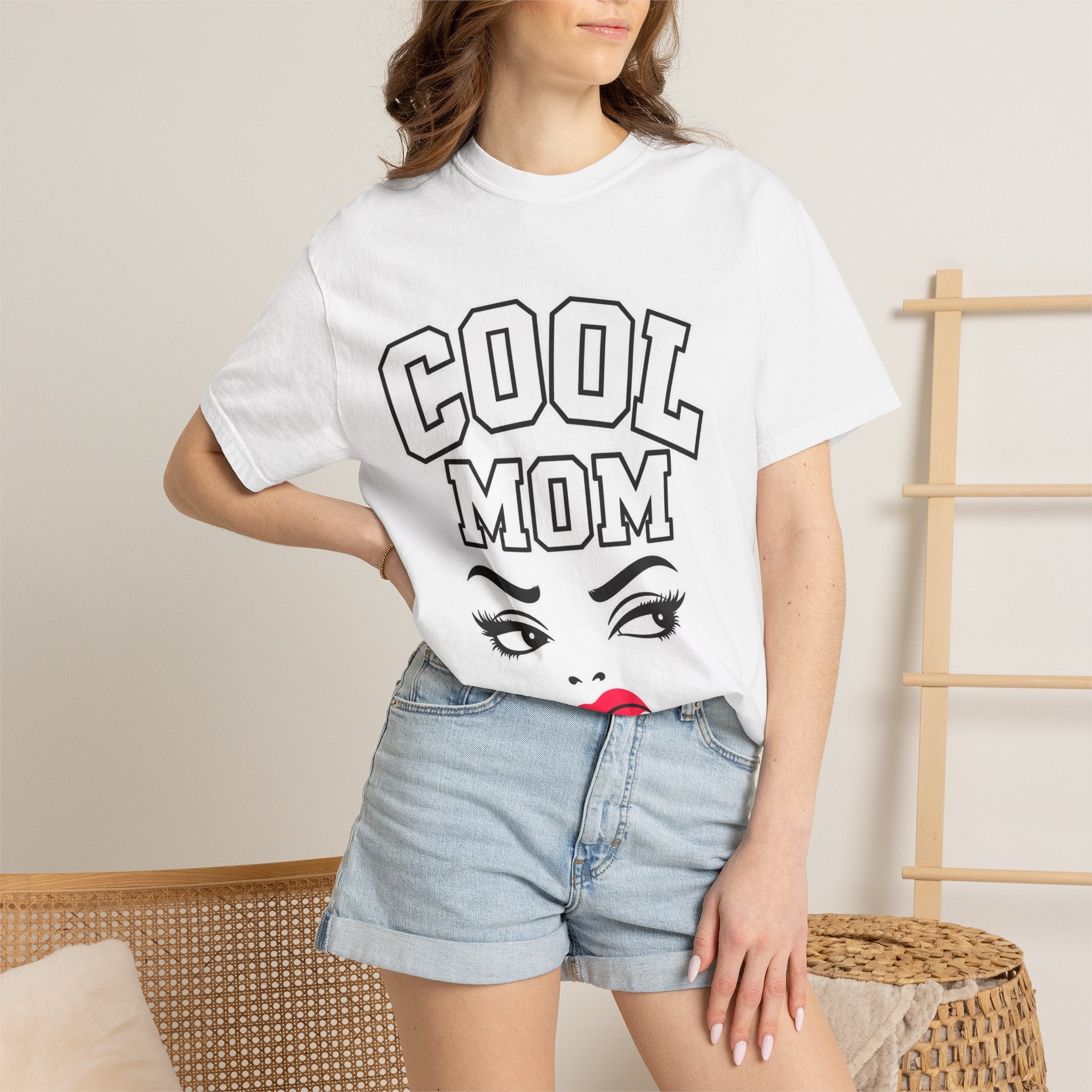 Cool Mom Graphic T-Shirt — Retro Glam Mother's Day Tee