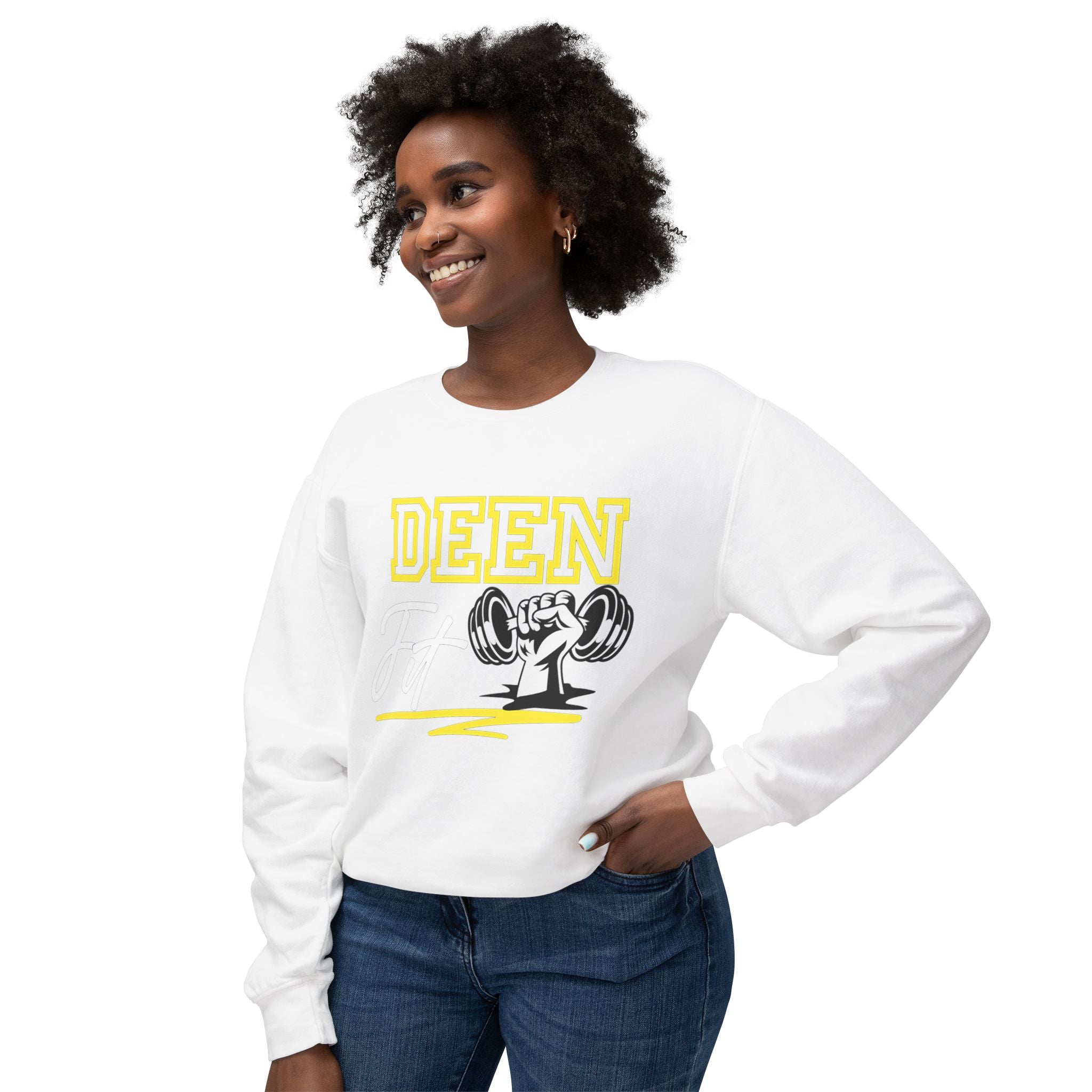 Fitness Motivational Sweatshirt, Unisex Crewneck, Workout Gear, Gym Apparel, Inspiring Fitness Gift, Athleisure Wear