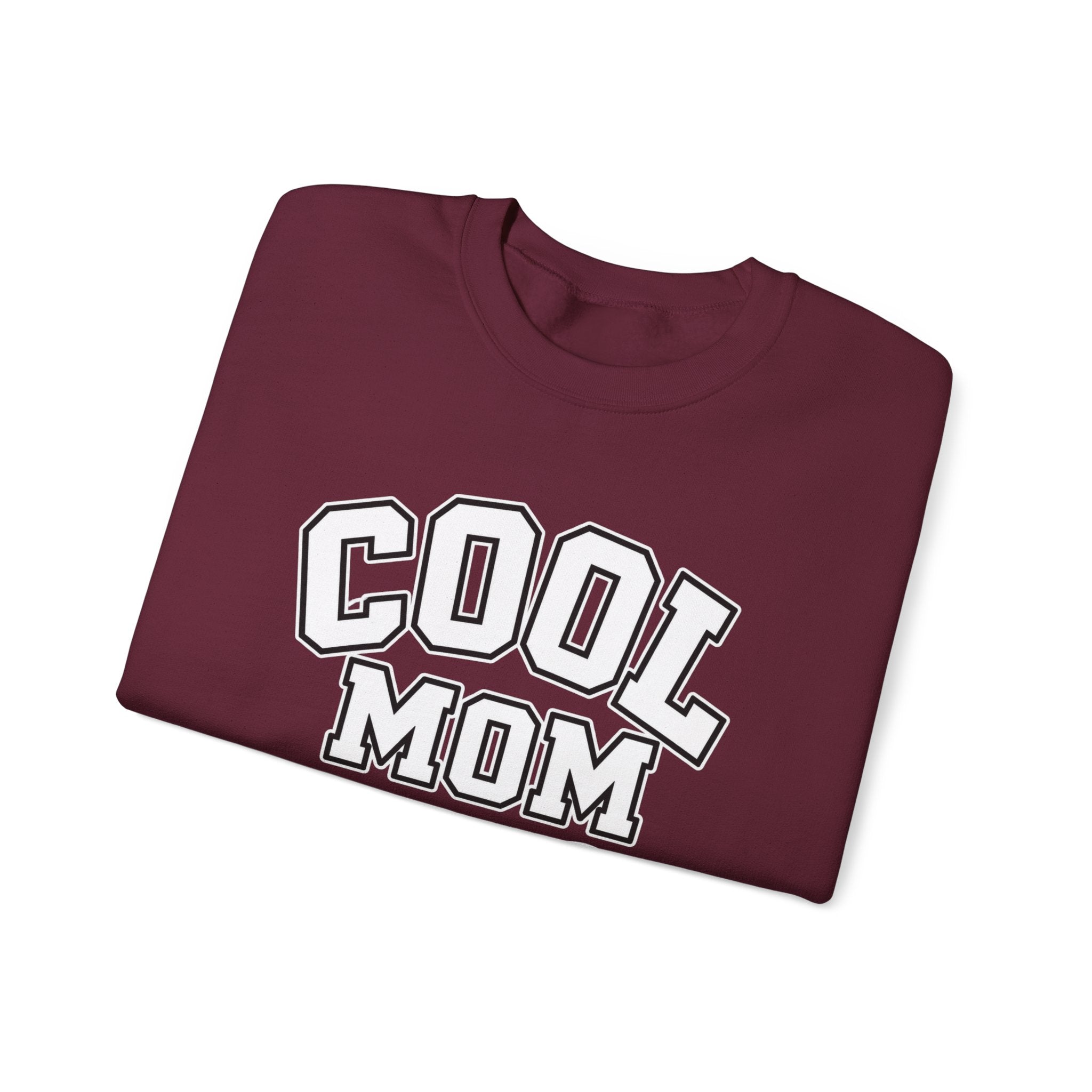Cool Mom Crewneck Sweatshirt — Retro Glam Mom Pullover
