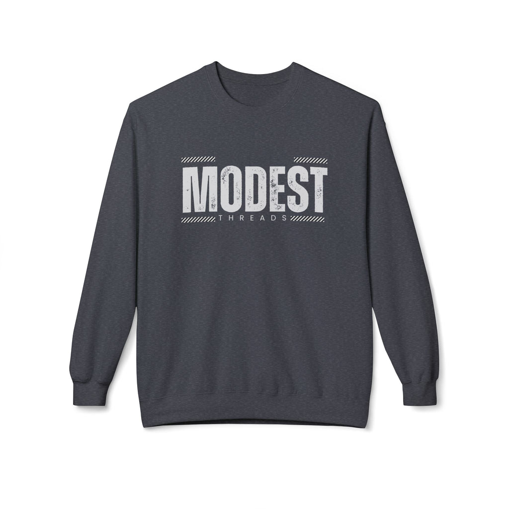 Modest Threads Unisex Fleece Crewneck Sweatshirt | Comfy Casual Wear, Gifts for Him or Her, Fall Fashion, Everyday Essentials, Cozy Layering