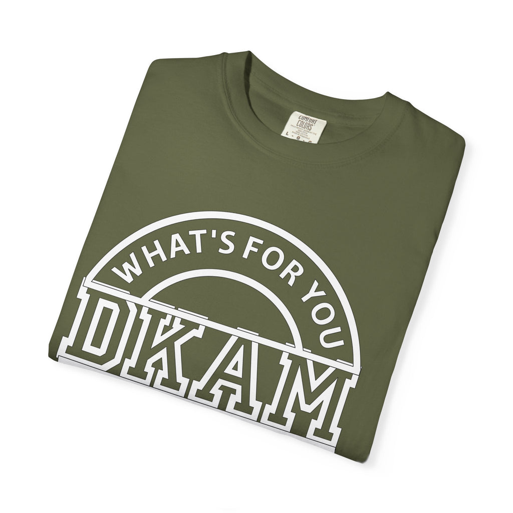 DKAM 'What's For You' Graphic T-Shirt — Minimal Circle Logo Tee