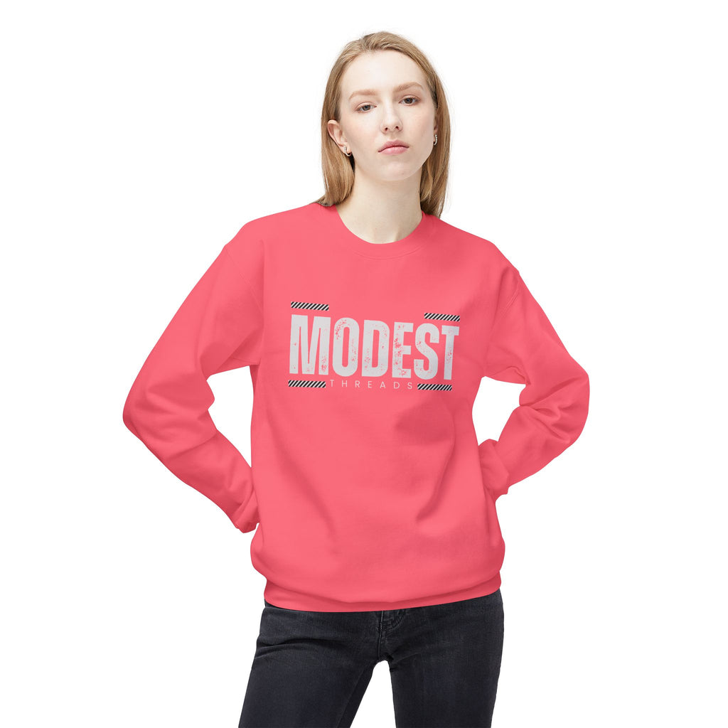 Modest Threads Unisex Fleece Crewneck Sweatshirt | Comfy Casual Wear, Gifts for Him or Her, Fall Fashion, Everyday Essentials, Cozy Layering