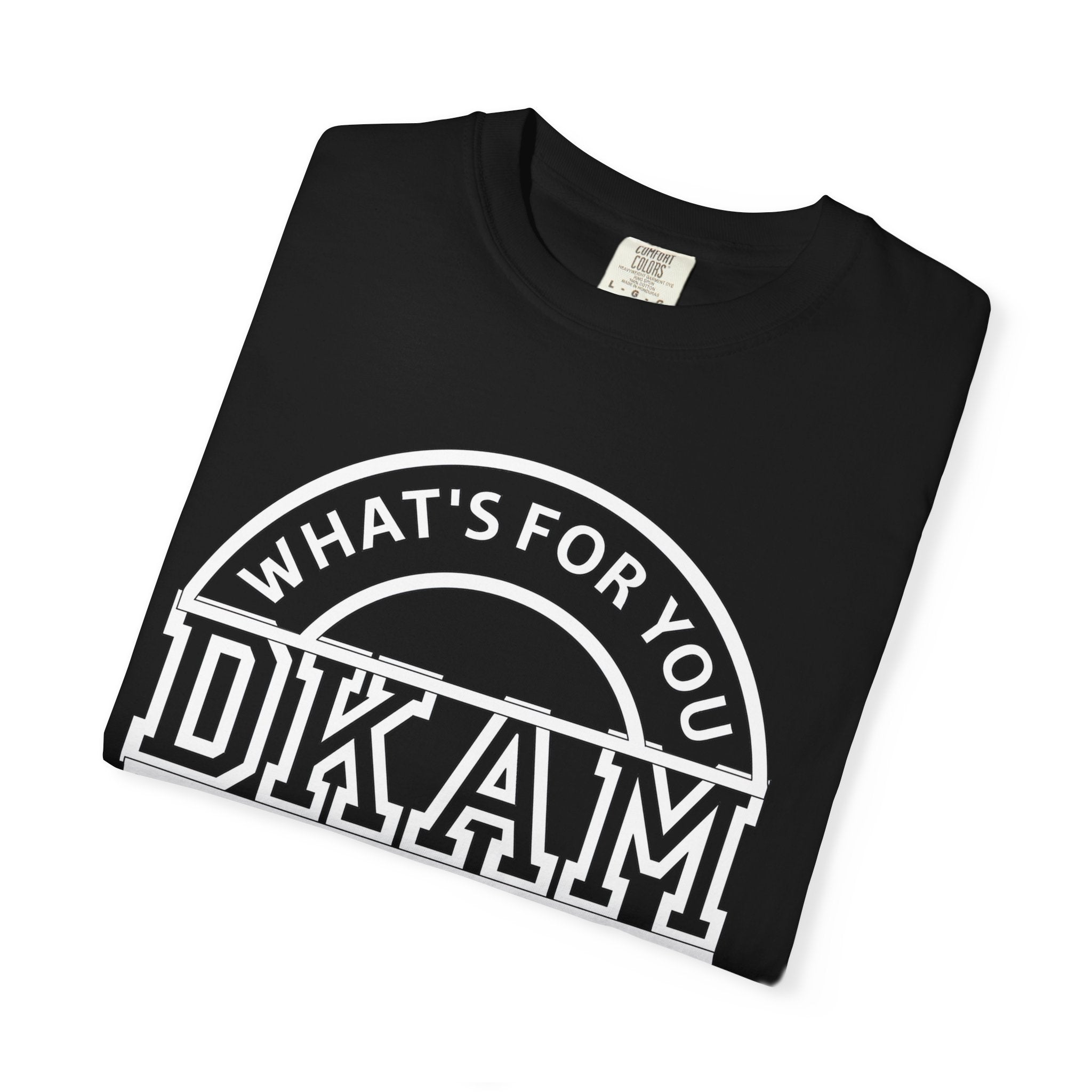 DKAM 'What's For You' Graphic T-Shirt — Minimal Circle Logo Tee