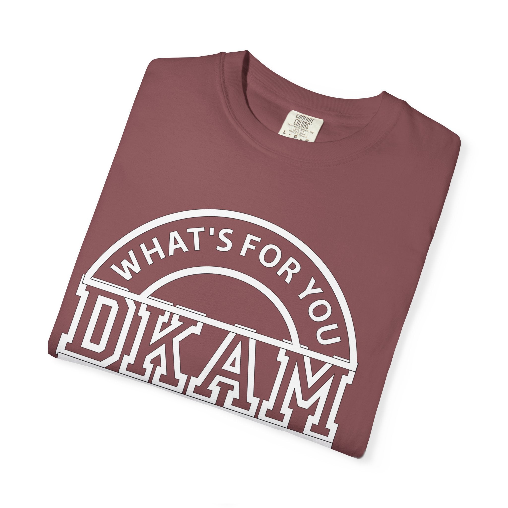 DKAM 'What's For You' Graphic T-Shirt — Minimal Circle Logo Tee