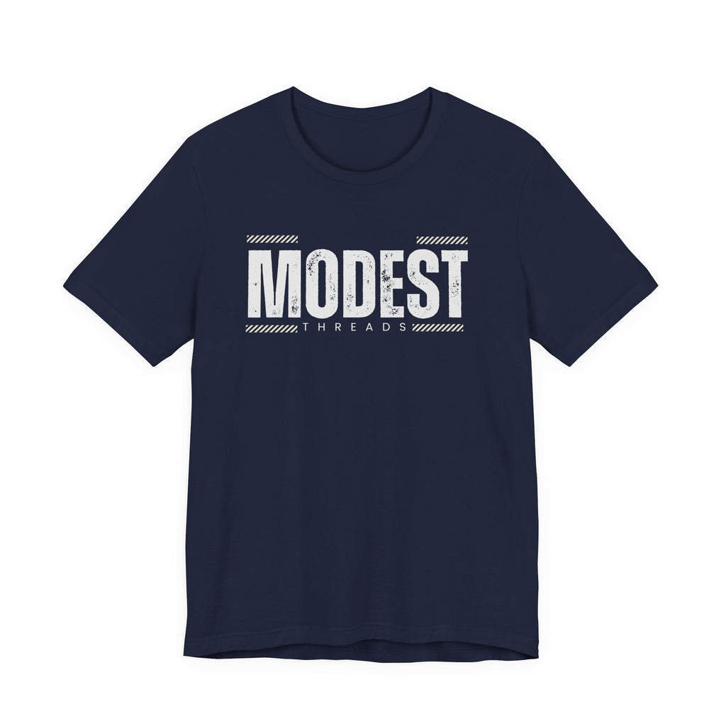 Modest Unisex Jersey Tee - Casual Style, Gift for Friends, Minimalist Fashion, Everyday Wear, Modesty Celebration