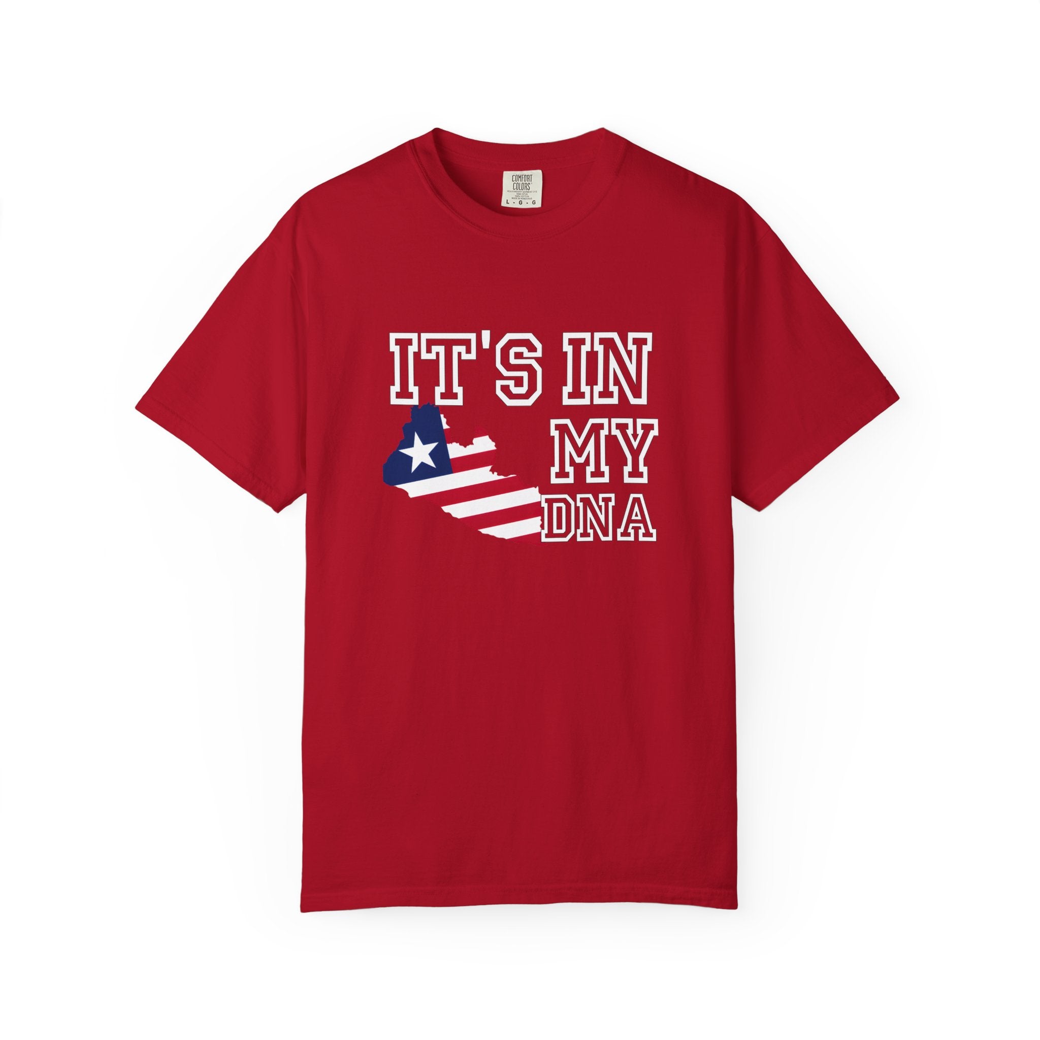 It's In My DNA T-Shirt — American Flag Heritage Tee