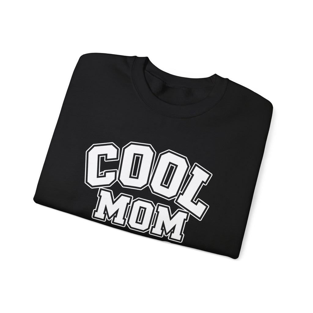Cool Mom Crewneck Sweatshirt — Retro Glam Mom Pullover